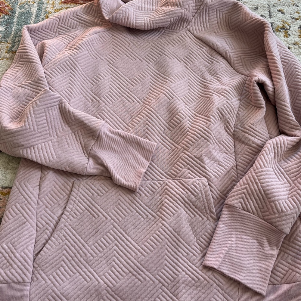 Mauve Quilted Women's Sweater